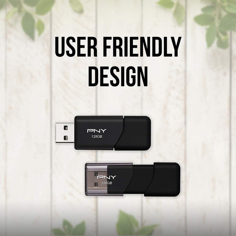 PNY 16GB أداة تخزين USB 2.0، أسود 10 عدداً (عبوة من 1) - Image 5